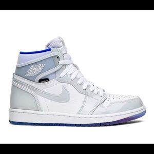 Nike Air Jordan 1 High Zoom white/gray/racer blue March 2020 release